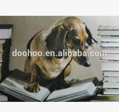 3D lenticular dog Picture with Frame 3D Pictures of Animals