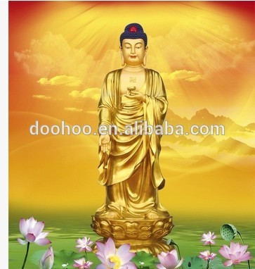 High Definition high quality hot 3d lenticular buddha painting picture